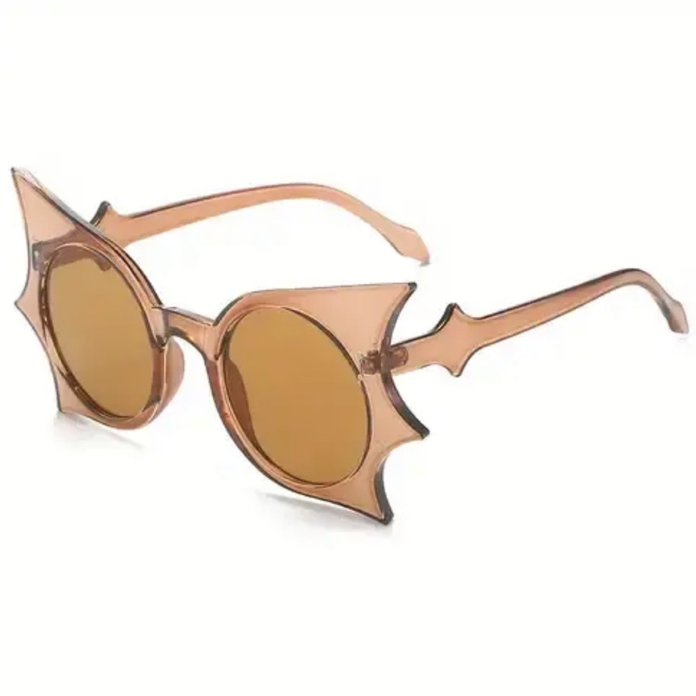 Bat Wing Sunglasses - Brown